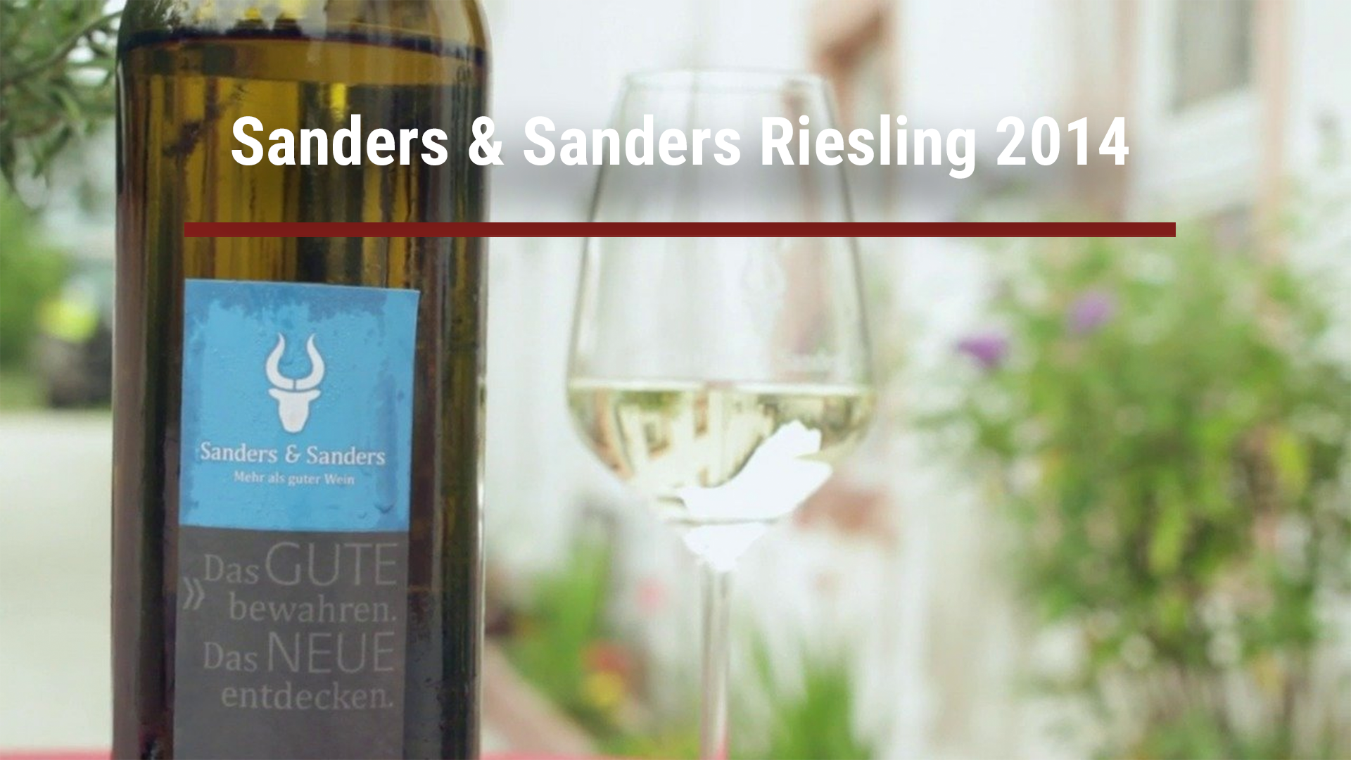 Read more about the article Sanders & Sanders Riesling 2014